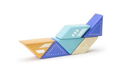 Magnetic Block Set - Plane Travel Pal by Tegu Toys Tegu   