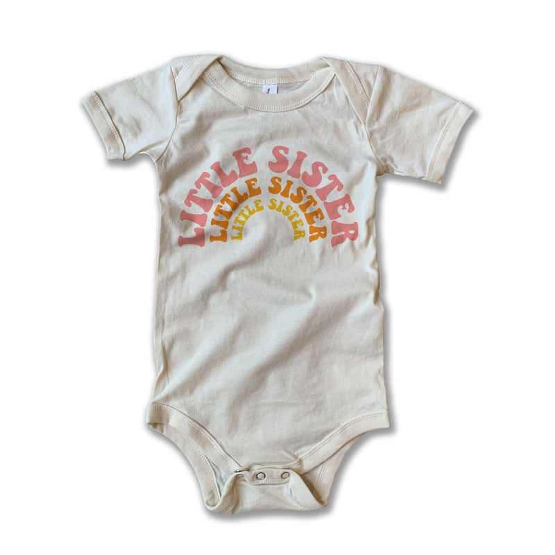 Little Sister Onesie by Rivet Apparel Co. Apparel Rivet Apparel Co.   