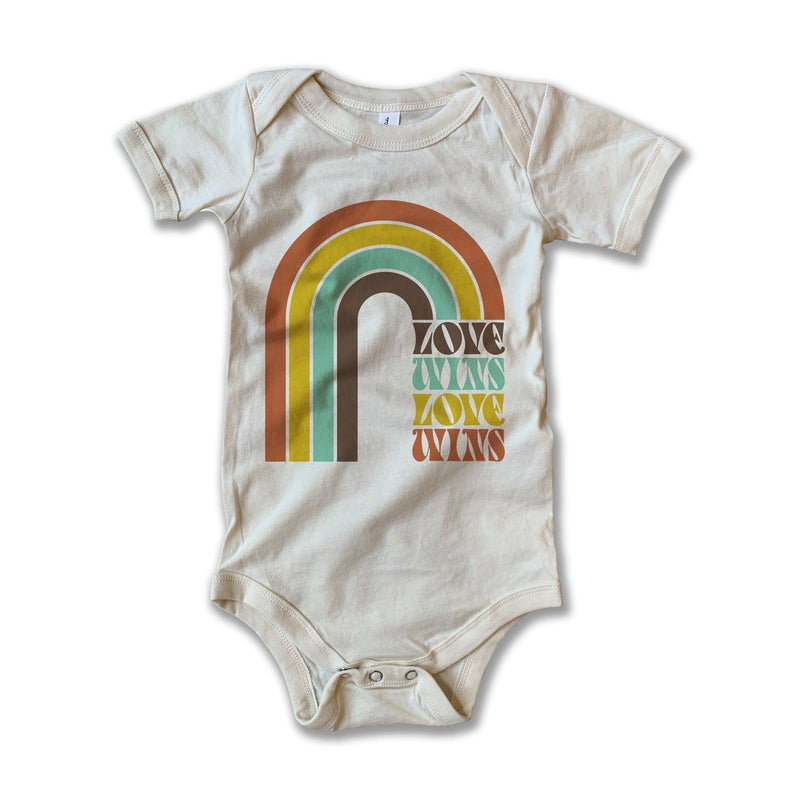 Love Wins Onesie by Rivet Apparel Co. Apparel Rivet Apparel Co.   