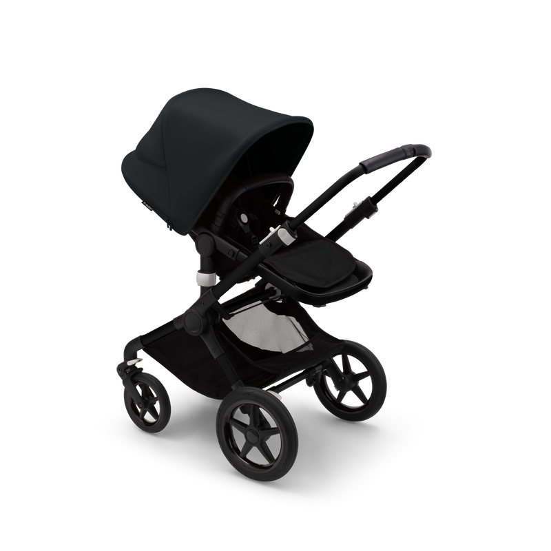 Bugaboo Fox3 Complete Stroller Gear Bugaboo BLACK/Midnight Black-Midnight Black  