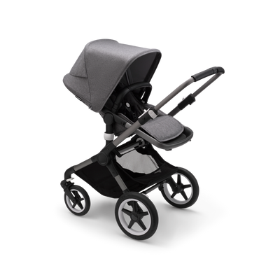 Bugaboo Fox3 Complete Stroller Gear Bugaboo GRAPHITE/Grey Melange-Grey Melange  