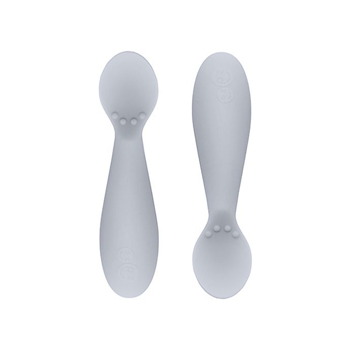 Tiny Spoon 2 Pack by EZPZ Nursing + Feeding EZPZ Pewter  