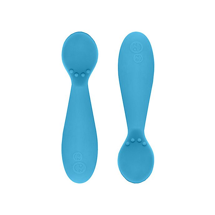 Tiny Spoon 2 Pack by EZPZ Nursing + Feeding EZPZ Blue  