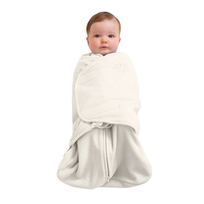 Micro Fleece SleepSack Swaddle - Cream by Halo Bedding Halo Innovations   