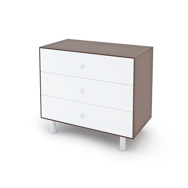 Classic 3 Drawer Dresser - Walnut / White by Oeuf Furniture Oeuf   