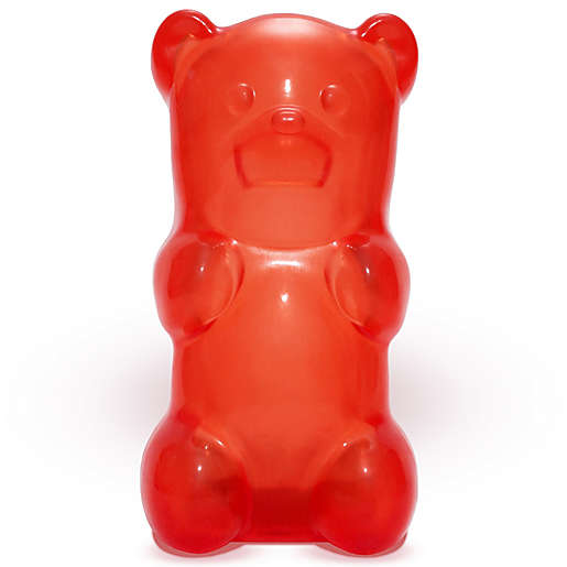 Gummygoods Bear Nightlight by FCTRY Decor FCTRY Red  