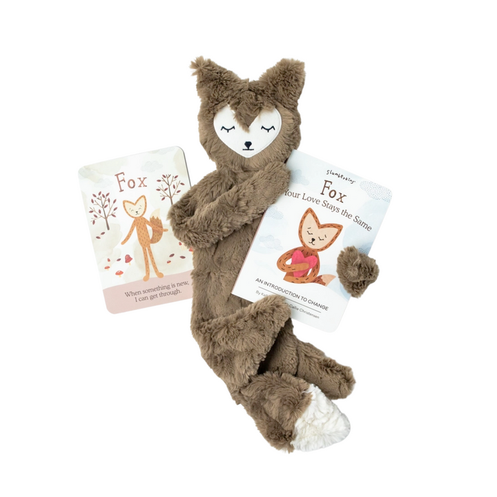 Maple Fox Snuggler - Family Change by Slumberkins Books Slumberkins   