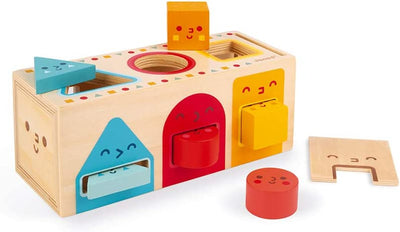 Geometric Shapes Wooden Box by Janod Toys Janod   