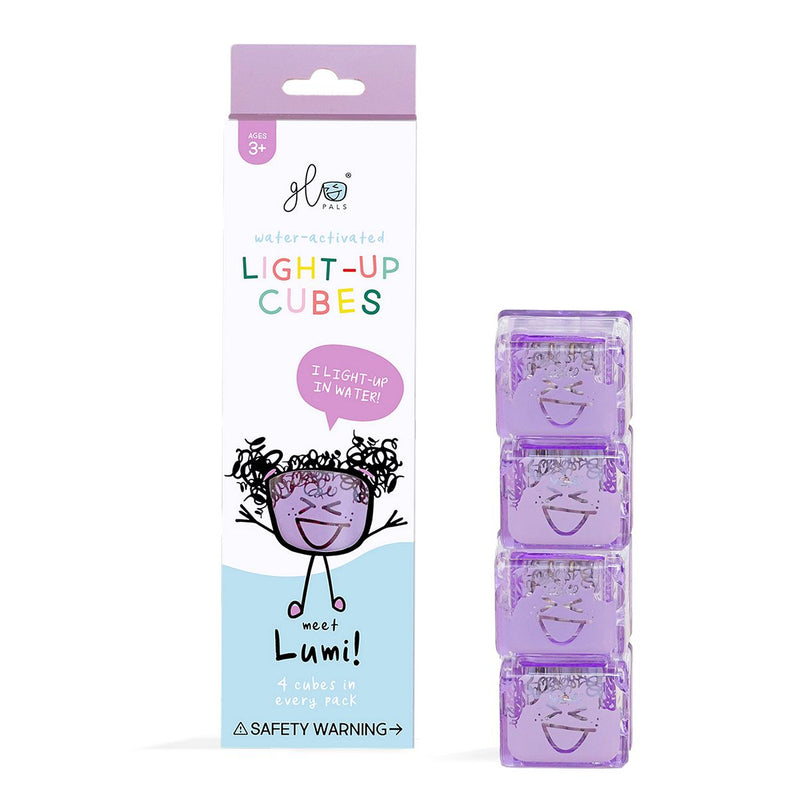 Light Up Cubes Set of 4 by Glo Pals