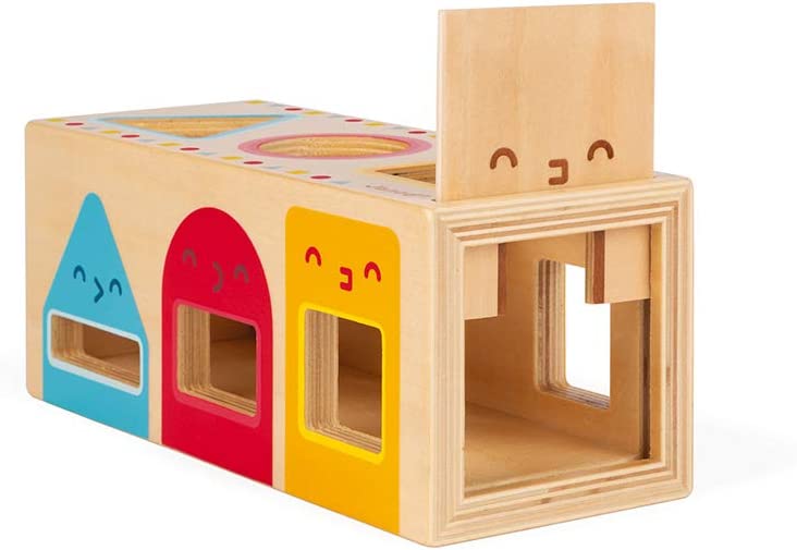 Geometric Shapes Wooden Box by Janod Toys Janod   