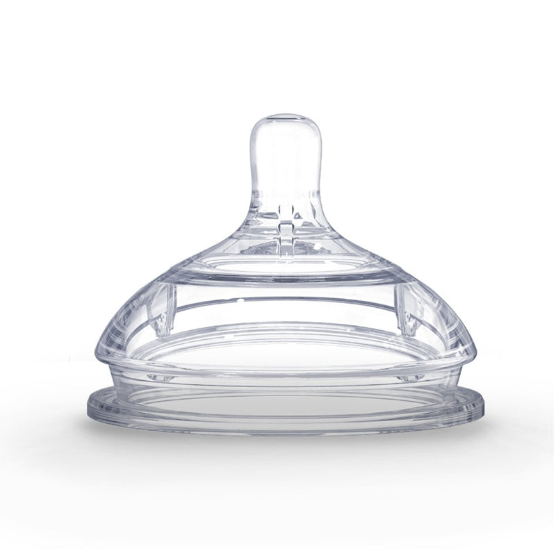 Comotomo Natural Teat Silicone Nipple - Slow Flow Nursing + Feeding Comotomo 1 Hole (0-3m)  