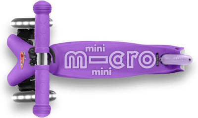 Mini Deluxe LED Scooter - Purple/Pink by Micro Kickboard