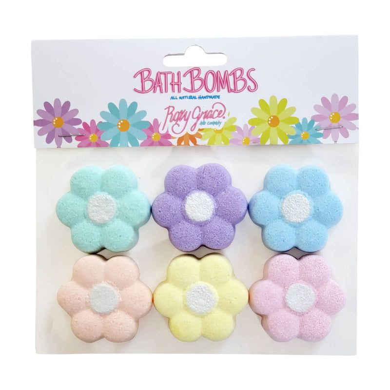 Mini Daisy Bath Bomb - Pack of 6 by Roxy Grace