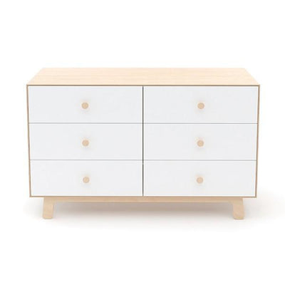 Sparrow 6 Drawer Dresser - Birch / White by Oeuf Furniture Oeuf   