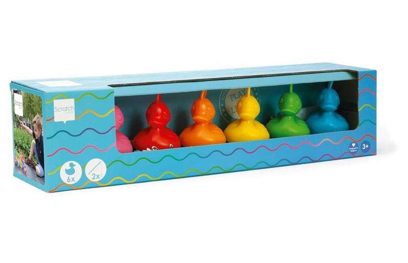 Fishing Ducks Set (6 Ducks + 2 Rods) by Scratch Toys Scratch   