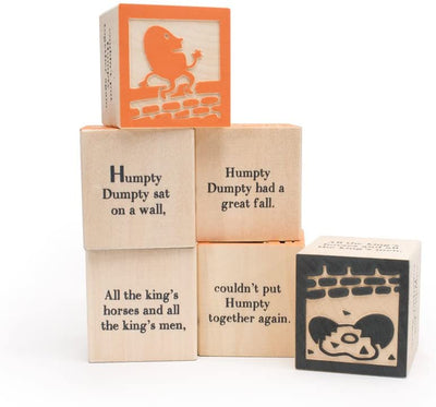 Nursery Rhyme Wooden Blocks by Uncle Goose Toys Uncle Goose   