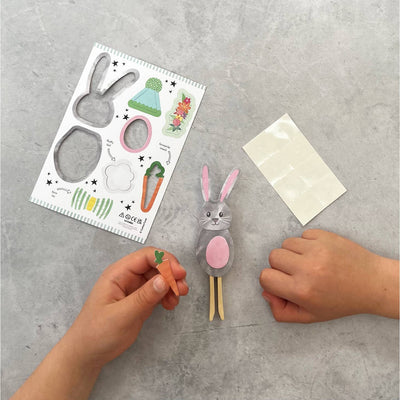 Make Your Own Bunny Peg Doll Kit by Cotton Twist