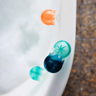 Jellies Suction Cups - Navy/Aqua/Orange by Boon Toys Boon   