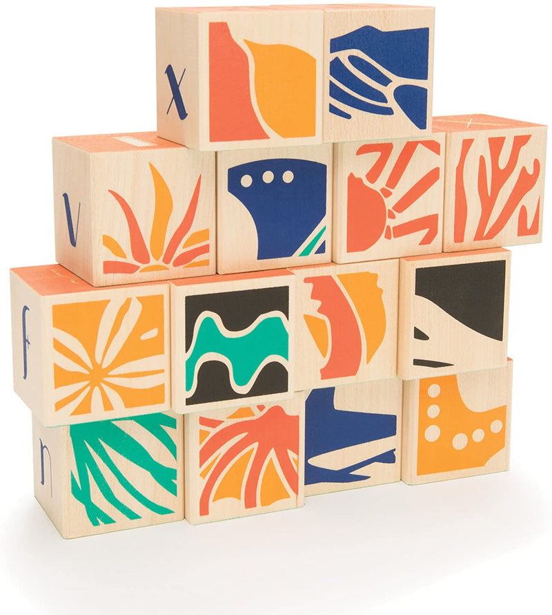 Ocean Wooden Blocks by Uncle Goose Toys Uncle Goose   