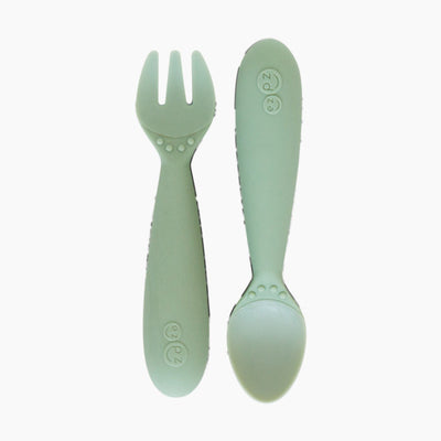 Mini Utensils by EZPZ Nursing + Feeding EZPZ Sage  