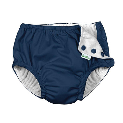 Snap Reusable Absorbent Swim Diaper - Navy by iPlay Apparel iPlay   