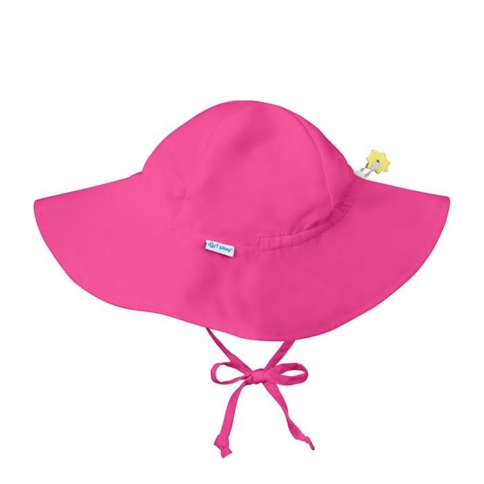 Solid Brim Sun Hat - Hot Pink by iPlay Accessories iPlay   