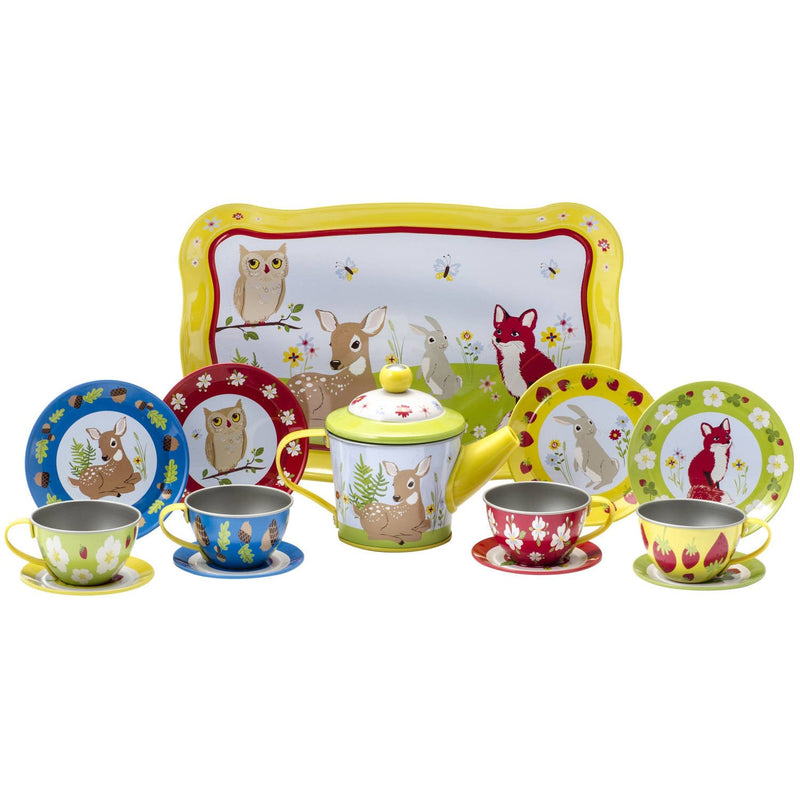 Forest Friends Tin Tea Set by Schylling Toys Schylling   