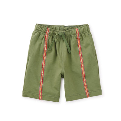 Twill Tape Detail Shorts - Stem by Tea Collection FINAL SALE