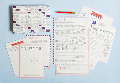 Grandparent + Grandchild Pen Pal Kit by Mr. Boddington's Studio Paper Goods + Party Supplies Mr. Boddington   