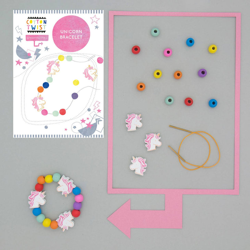 Make Your Own Unicorn Bracelet Kit by Cotton Twist Toys Cotton Twist   