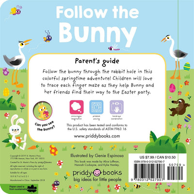 Maze Book: Follow the Bunny - Board Book Books Macmillan   