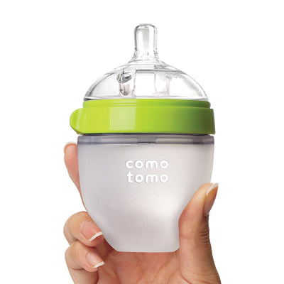 Comotomo Natural Feel Baby Bottle - Green 5 Oz Nursing + Feeding Comotomo   