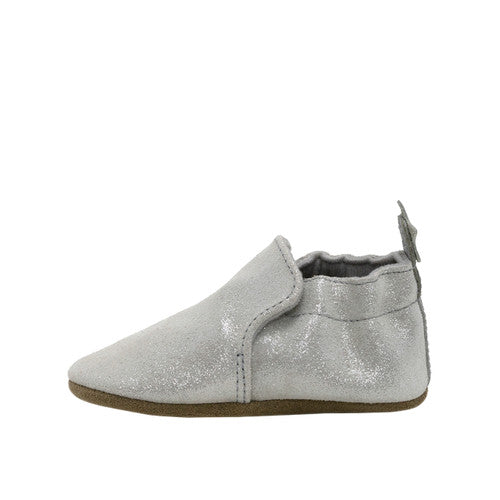 Pretty Pearl Soft Sole Shoes - Silver by Robeez