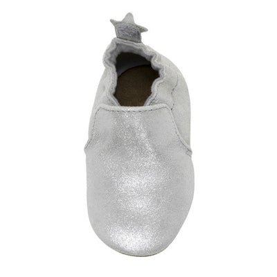 Pretty Pearl Soft Sole Shoes - Silver by Robeez