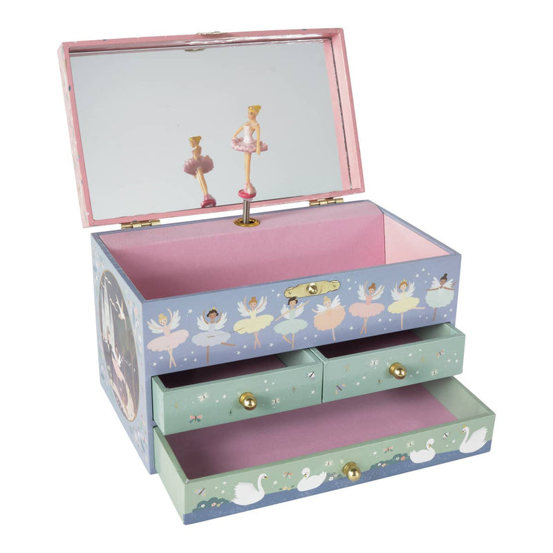 Musical Jewelry Box with 3 Drawers - Enchanted by Floss & Rock Accessories Floss & Rock   