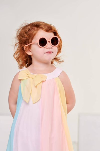 Euro Round Sunglasses - Peachy Keen with Amber Lens by Babiators Accessories Babiators   