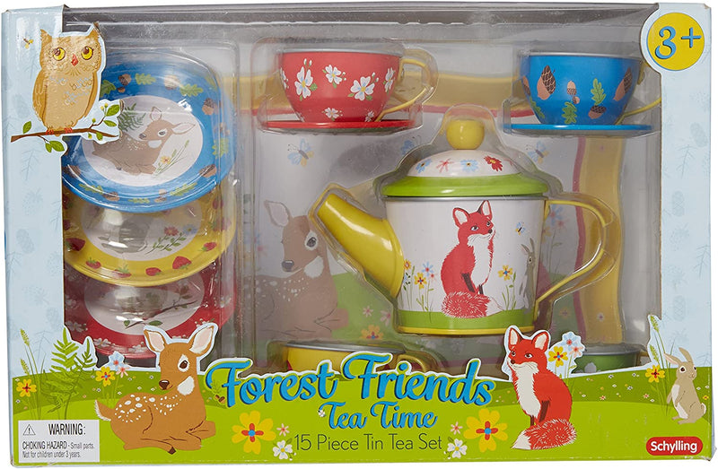 Forest Friends Tin Tea Set by Schylling Toys Schylling   