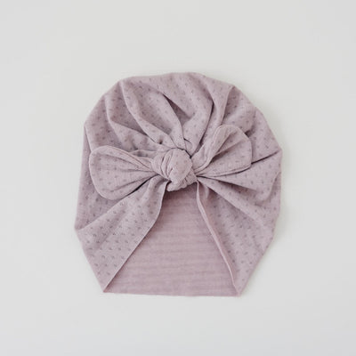 Lightweight Spring Bow Baby Turban - Peony by Golden Dot Lane Accessories Golden Dot Lane   