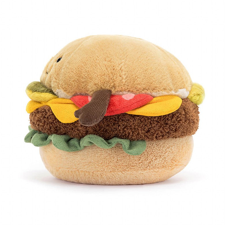 Amuseable Burger - 4.25 Inch by Jellycat