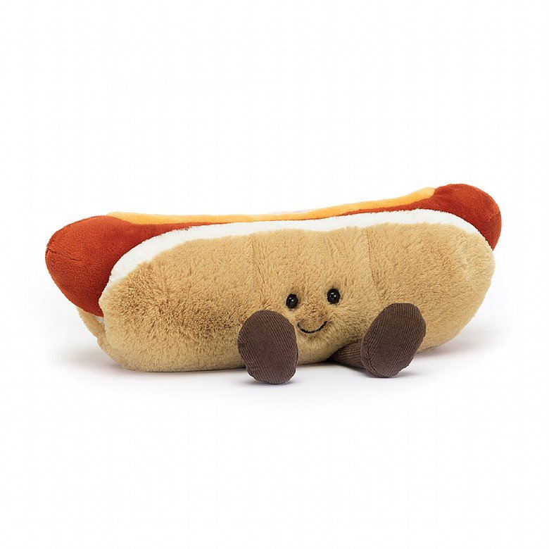 Amuseable Hot Dog - 10 Inch by Jellycat Toys Jellycat   