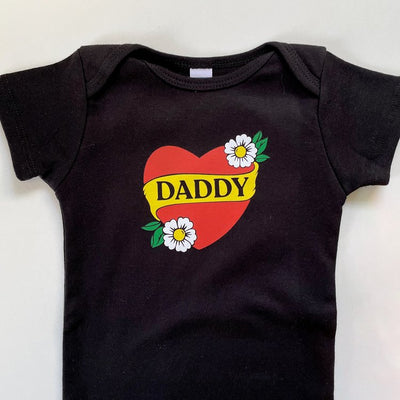 Daddy Cotton Bodysuit - Black by Savage Seeds Apparel Savage Seeds   