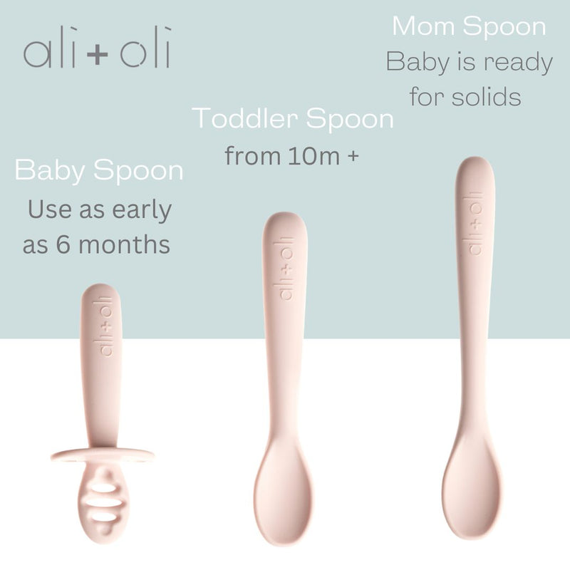 3 Piece Multi Stage Spoon Set - Blush by Ali + Oli