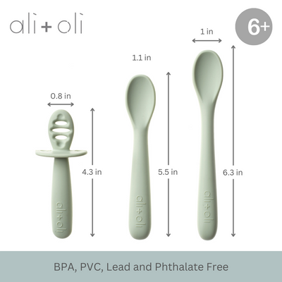 3 Piece Multi Stage Spoon Set - Pine by Ali + Oli