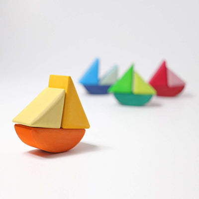 Rolling Boats by Grimm's Toys Grimm's   