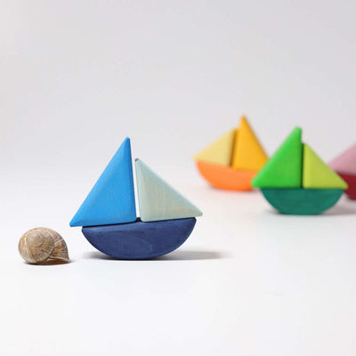 Rolling Boats by Grimm's Toys Grimm's   