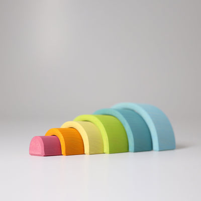 Small Rainbow - Pastel by Grimm's Toys Grimm's   