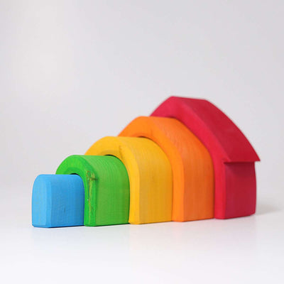 Colorful House by Grimm's Toys Grimm's   