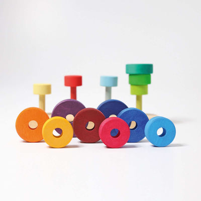 Fabuto Wooden Stacking Toy by Grimm's Toys Grimm's   