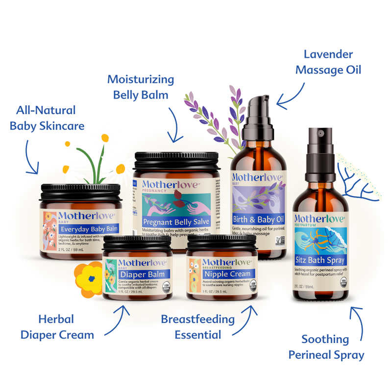 Nurturing Life Gift Set by Motherlove Herbal Bath + Potty Motherlove   