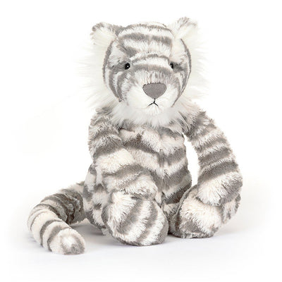 Bashful Snow Tiger - Medium 12 Inch by Jellycat Toys Jellycat   